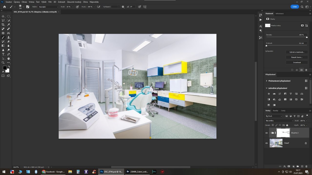 Fotografie před úpravou